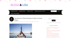 Desktop Screenshot of aliciaandlisa.com